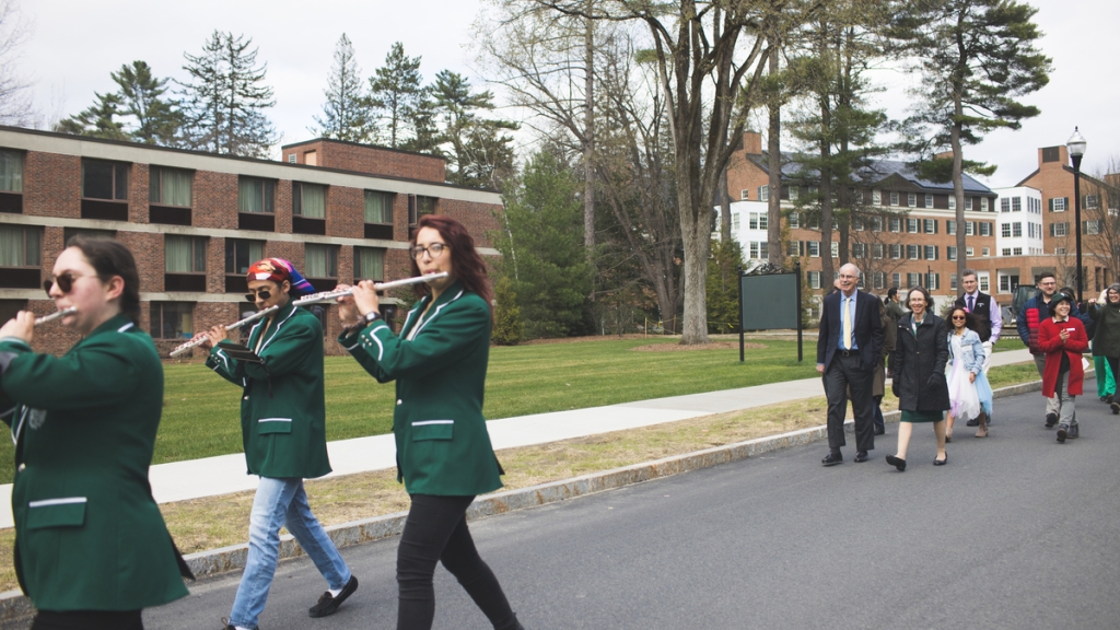 Band and President Hanlon and Gail Gentes